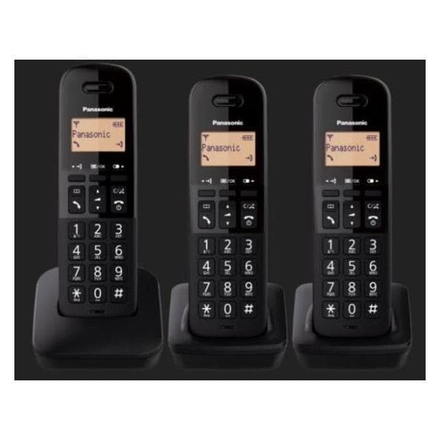 Panasonic KX-TGB613JTB, Telefoon, Zwart