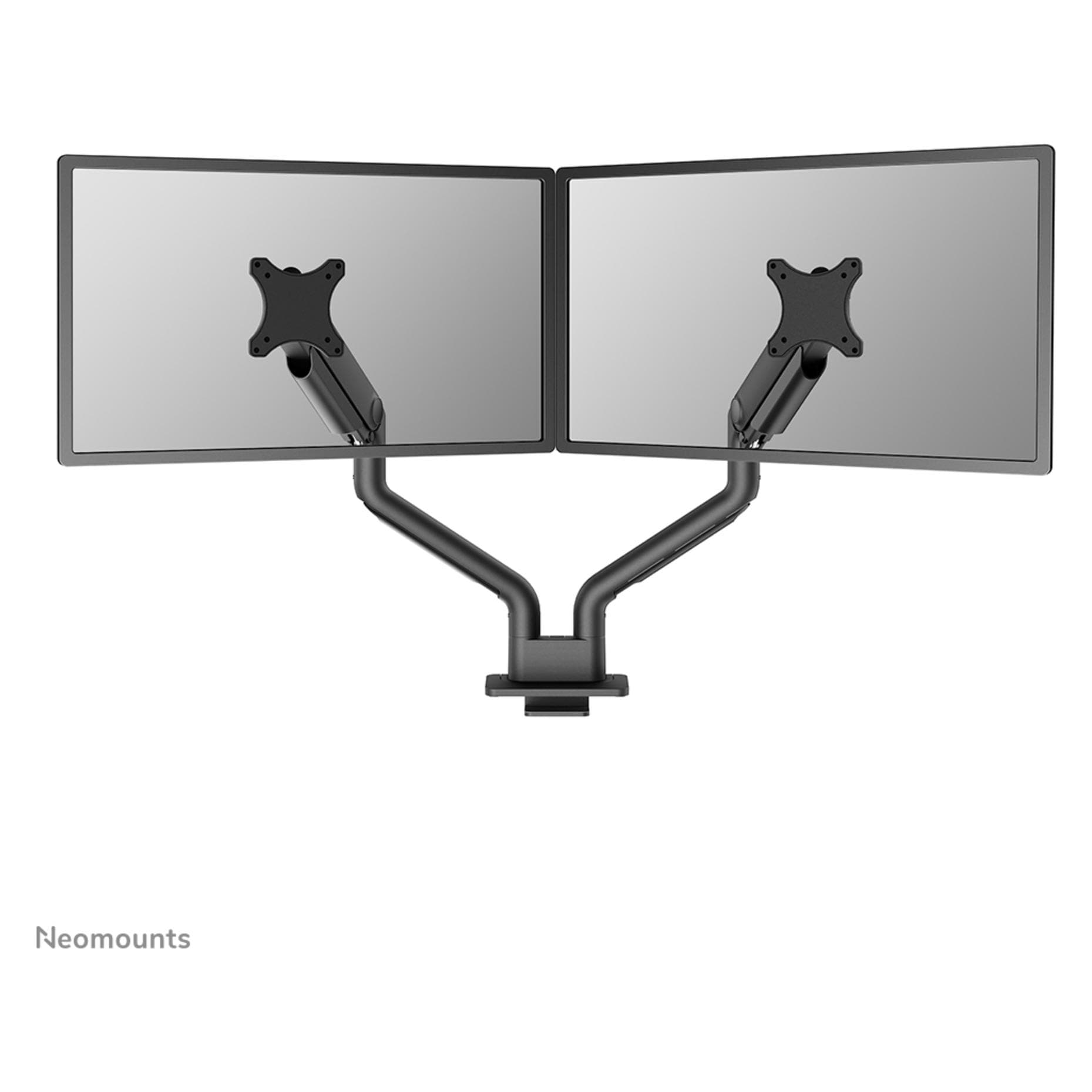 Neomounts Select bureauhouder, dubbele disp (Tabel, 35", 9 kg), Monitorsteun, Zwart