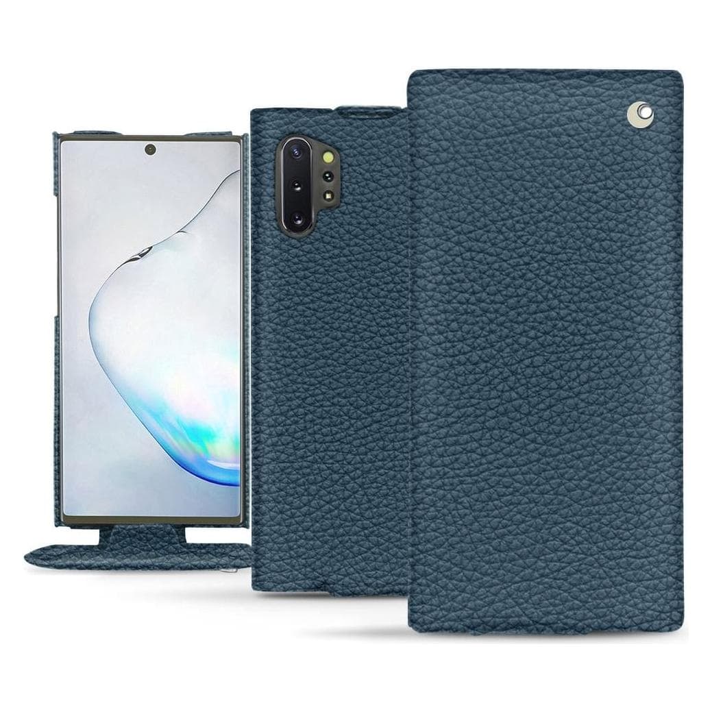 Noreve Lederen omslag verticaal (Samsung Galaxy Note 10+), Smartphonehoes, Blauw