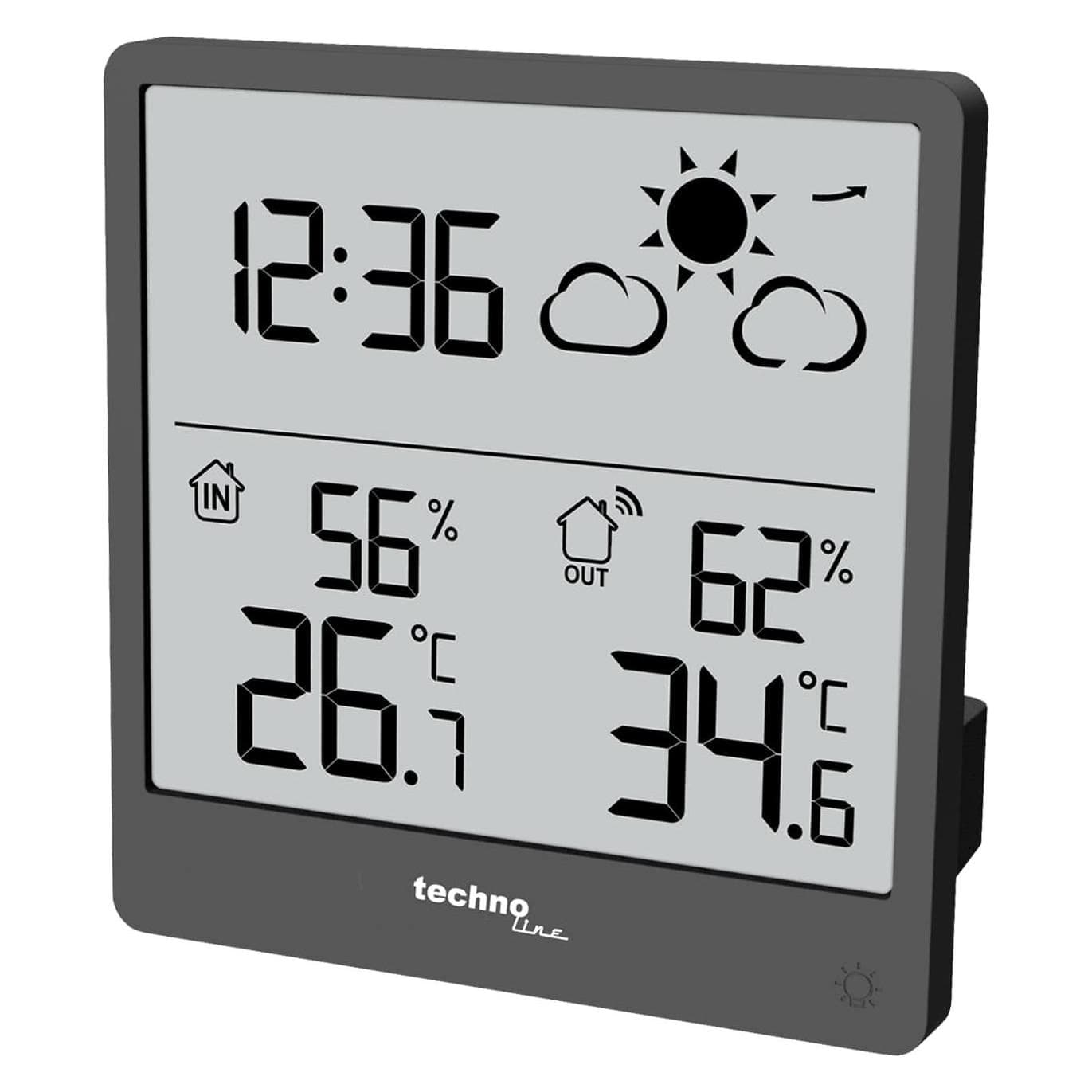 Technoline WS 9138, Weerstation, Grijs