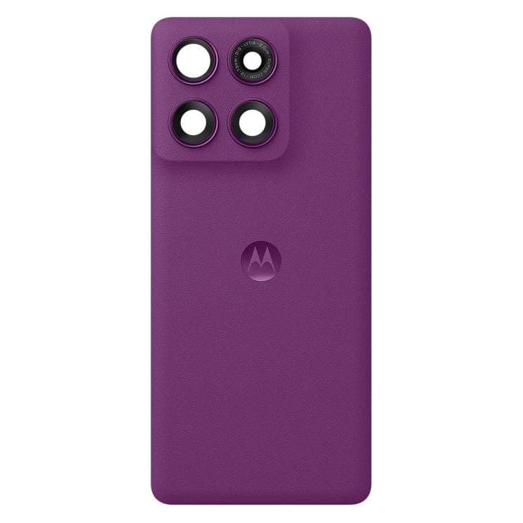 Motorola Akkudeckel f?r Edge 60 Pro, Sparkling Grape (Motorola Edge 60 Pro), Onderdelen voor mobiele apparaten, Grijs