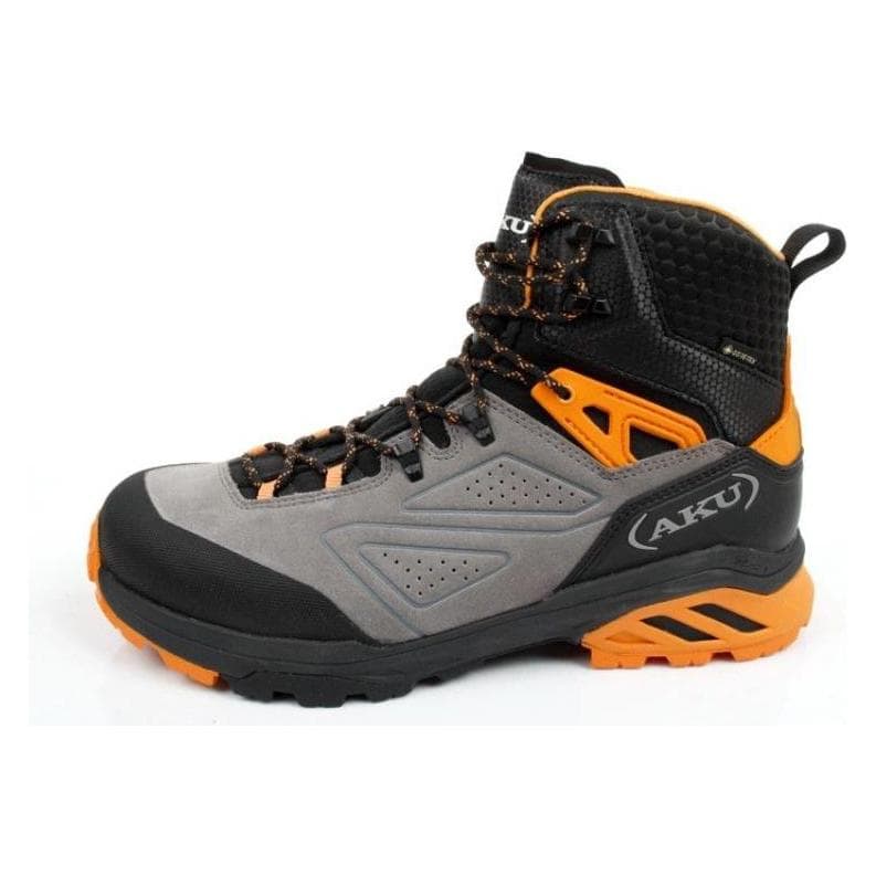 AKU, Mannen, Wandelschoenen, Reactive GTX Schuhe (42), Oranje, Grijs, Zilver