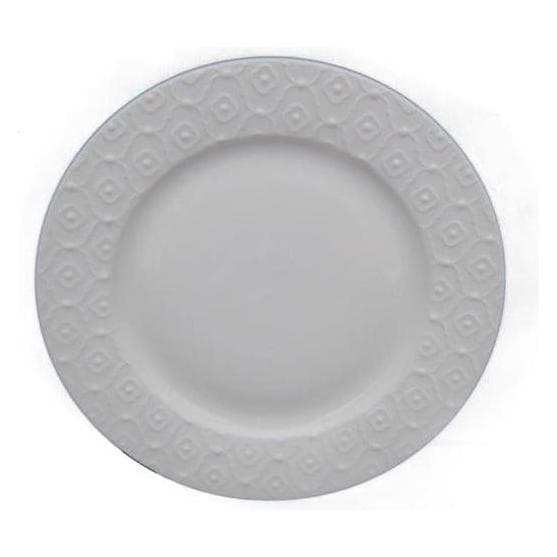 Domoletti Essence plate 19cm jx235-a002-02, Bord, Wit