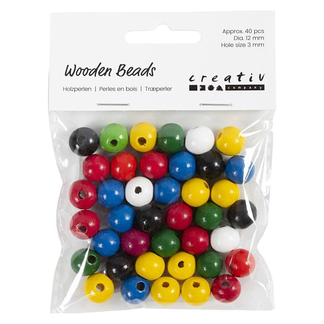 Creativ Company Wooden Beads Mix