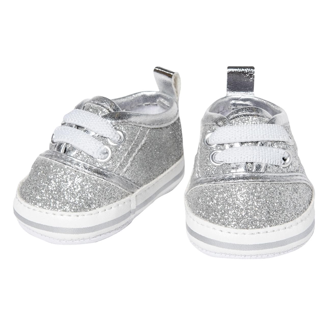 Heless Puppet Sneaker Glitter Zilver