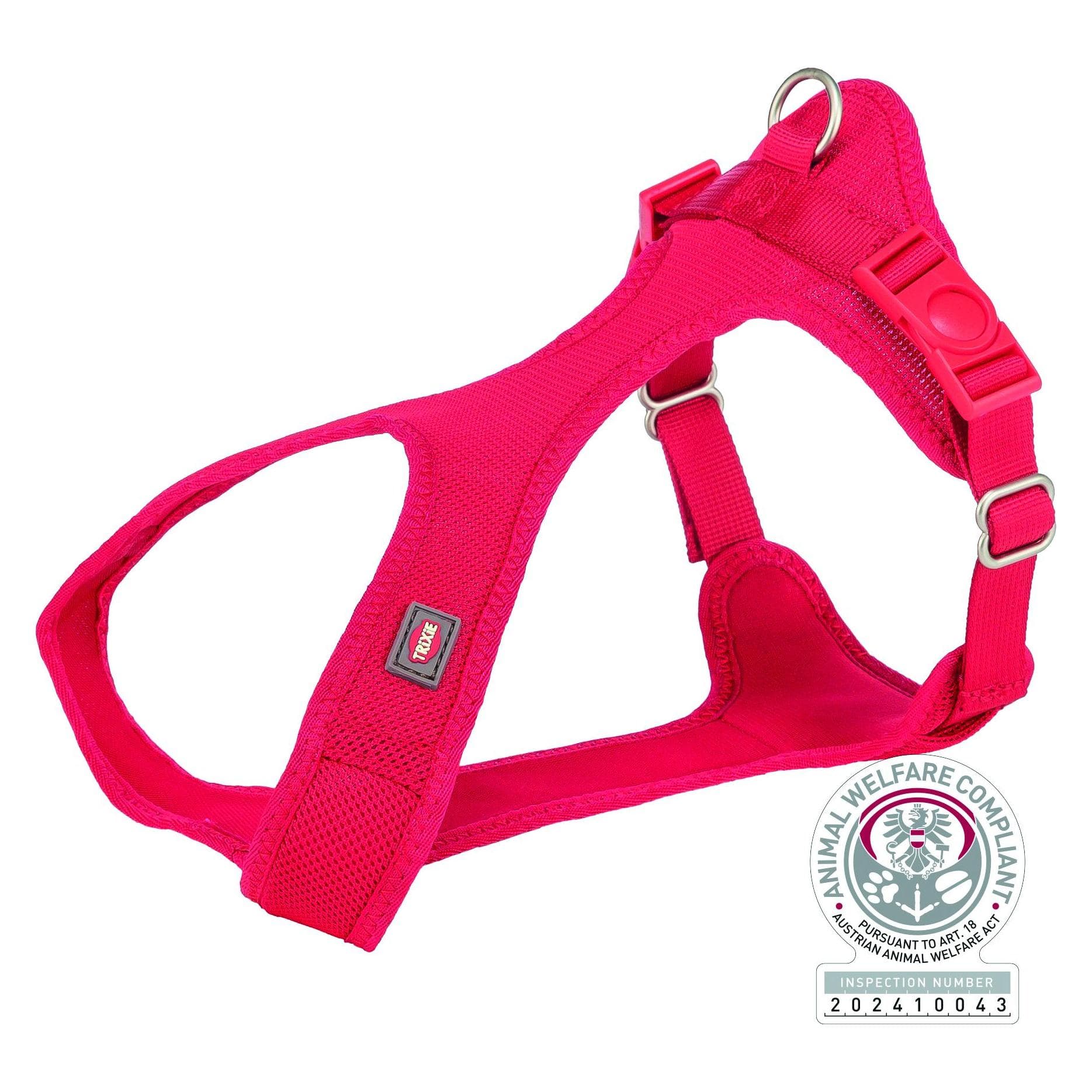Trixie Hundegeschirr Soft Mesh gepolstert (XXS, Hund), Halsband + Leine