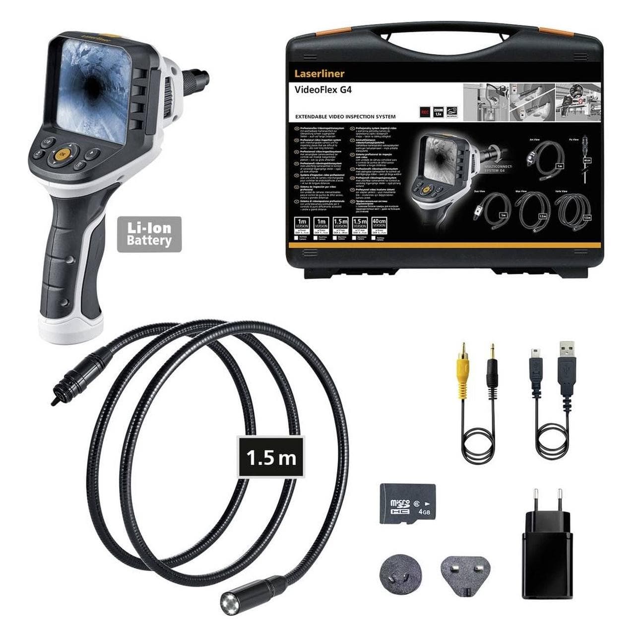 Laserliner, Endoscoopcamera, Endoscoopsondes Ø: 17 mm Lengte: 1,5 m