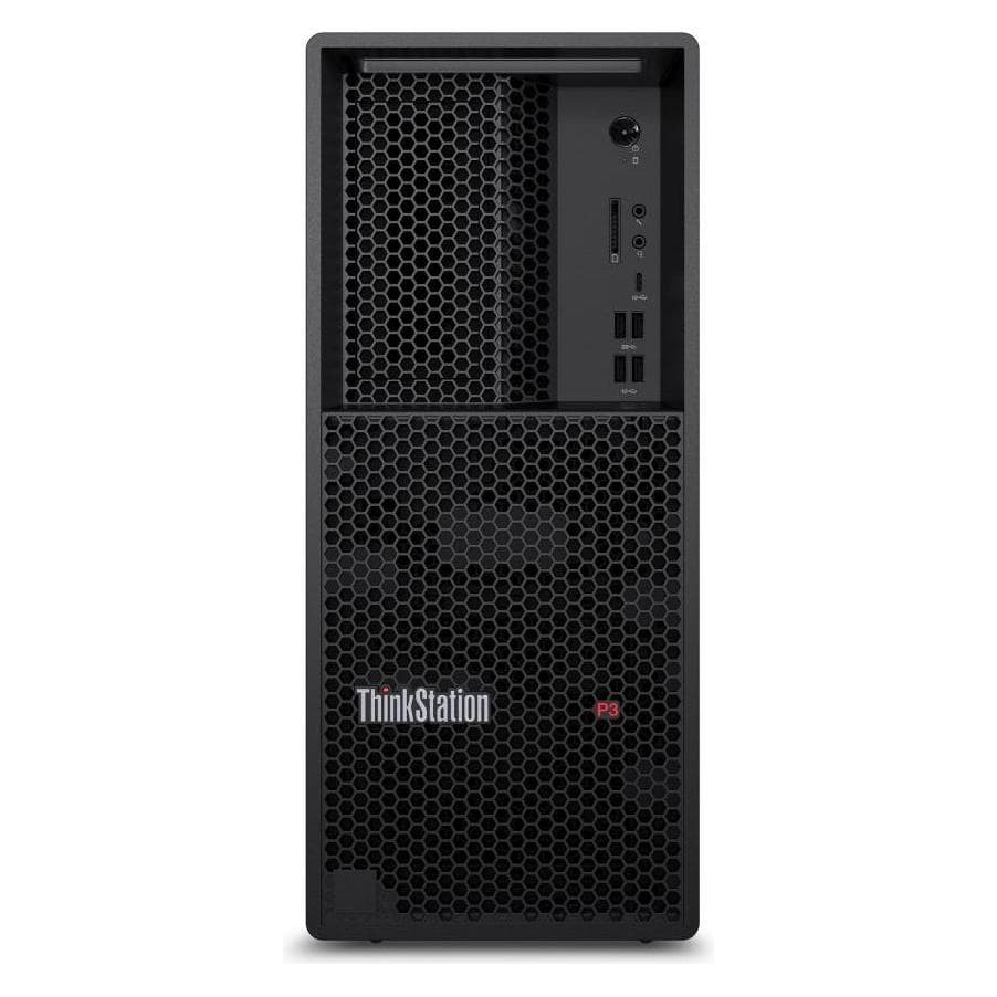 Lenovo ThinkStation P3 Tower (512 GB, 32 GB, Intel Core i7-14700), PC, Schwarz