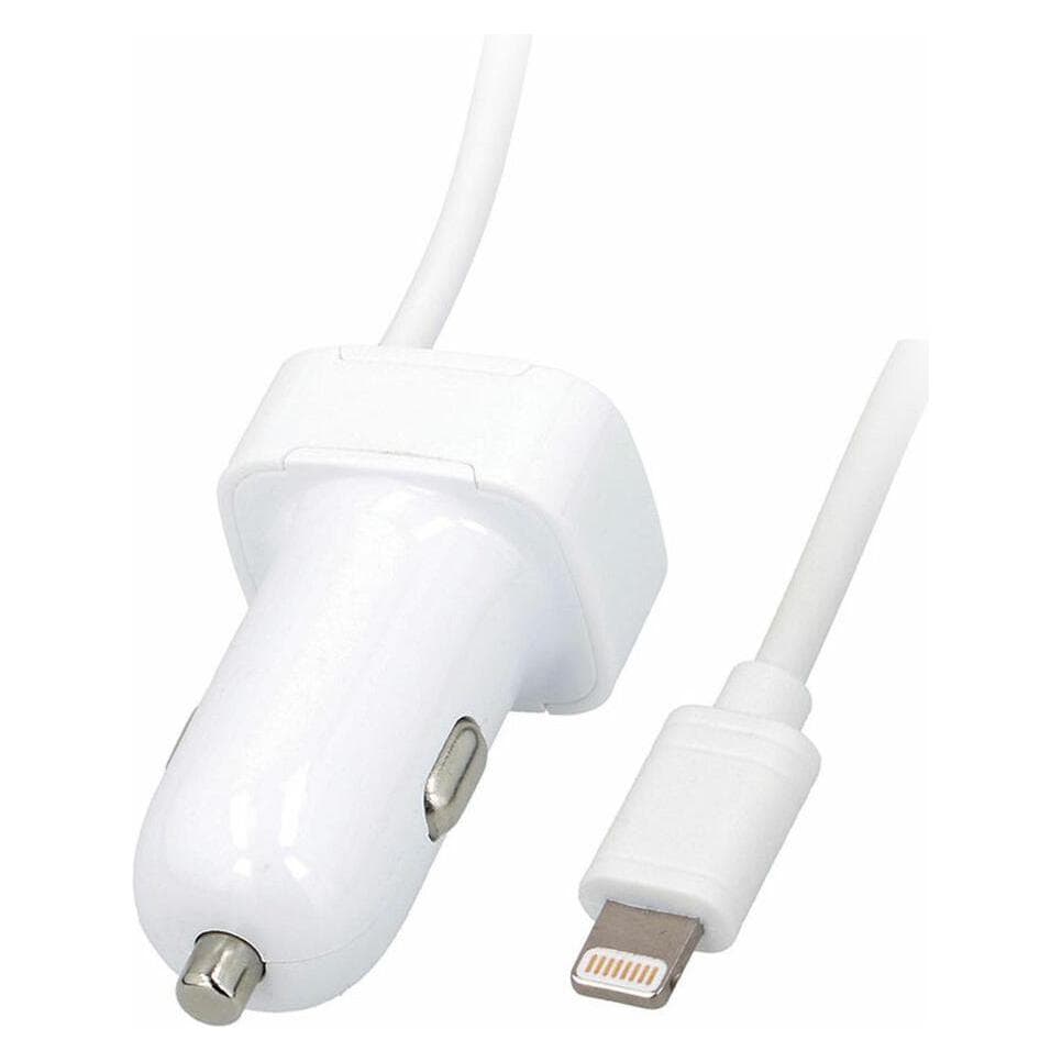 All Ride Connect Autolader I-phone 2.1A, Auto-adapter, Wit