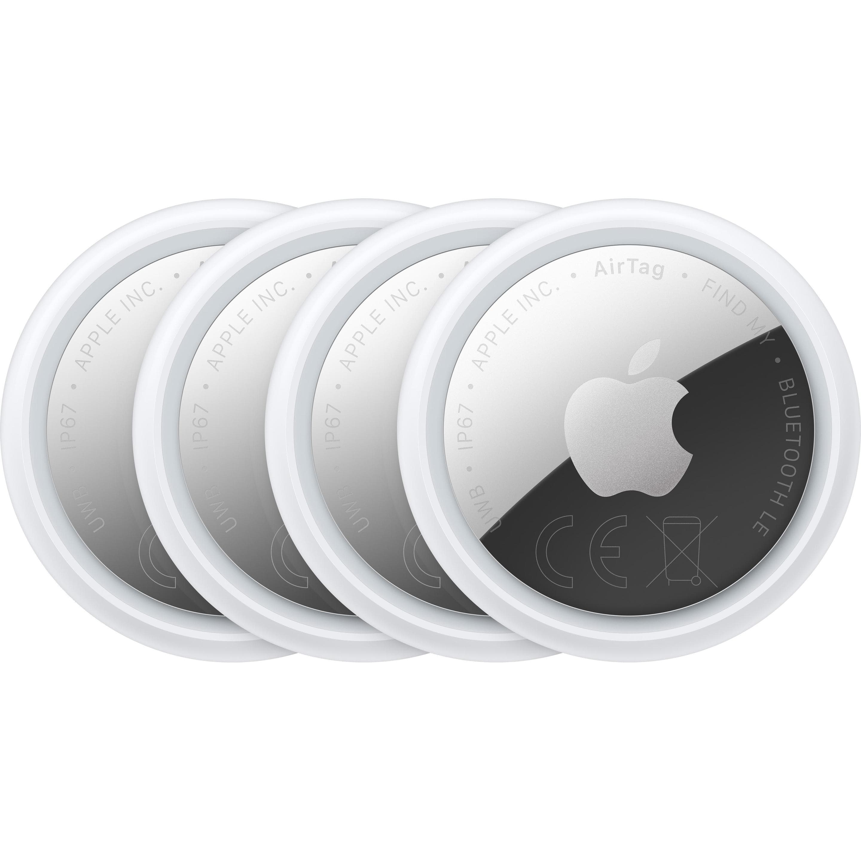 Apple AirTag 2 (4 Pack) (Apple Zoek mijn), Tracker, Wit, Zilver