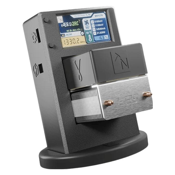 Nerdminer NerdAxe Gamma (Bitcoin), Crypto Wallet, Zwart