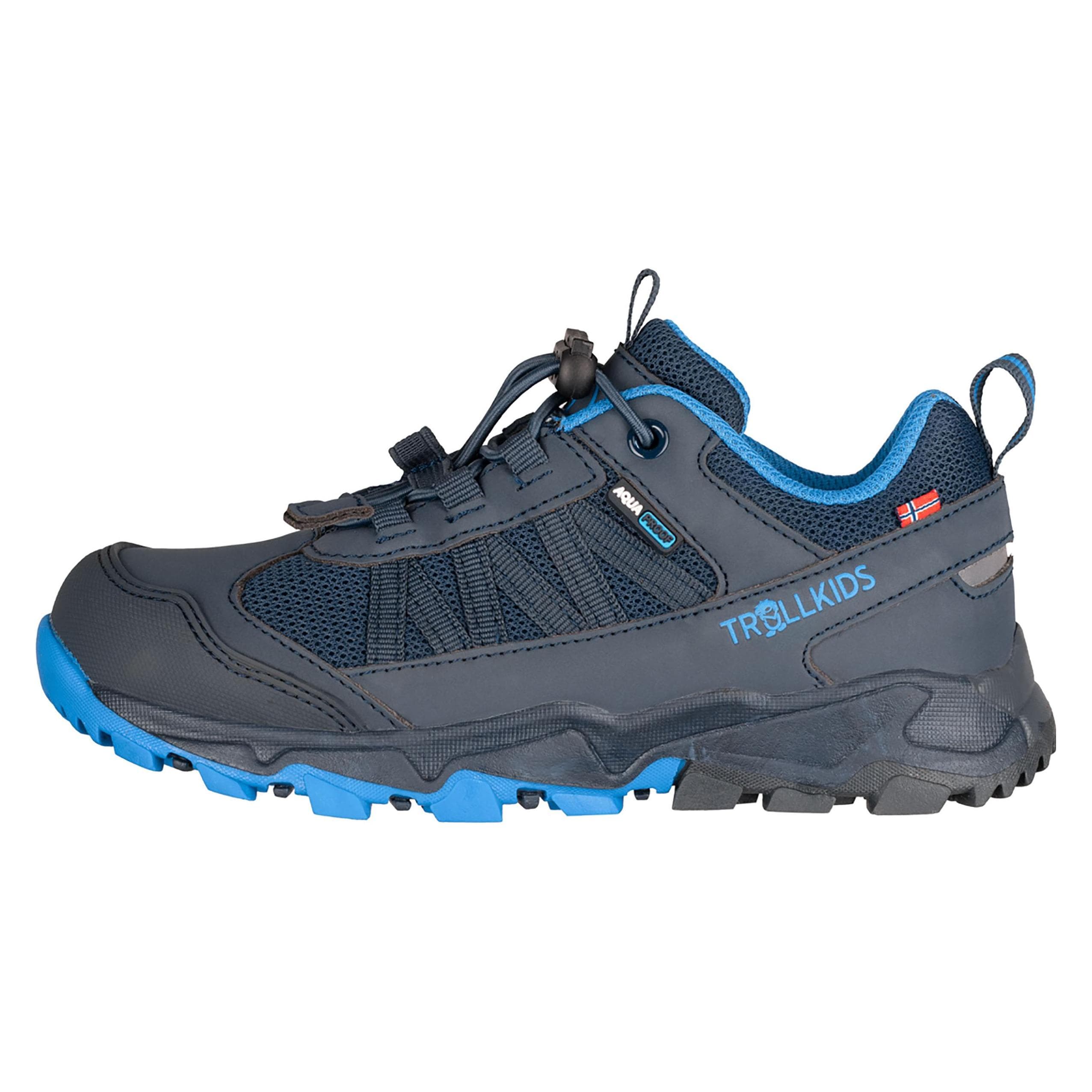 Trollkids, Unisex, Wandelschoenen, Kinder Tronfjell Hiker Laag (30), Blauw