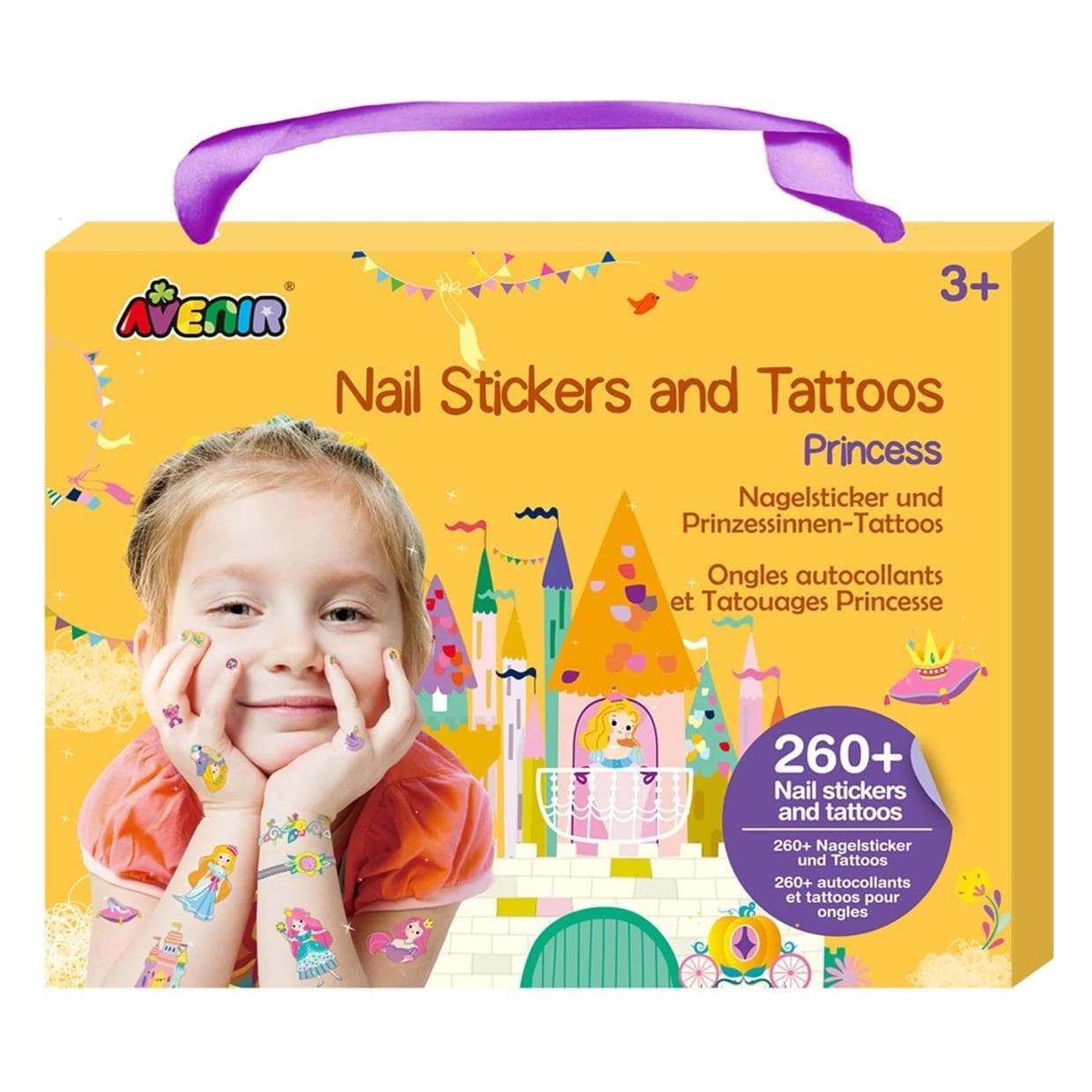 Avenir Nagelsticker Tatoeages Prinses