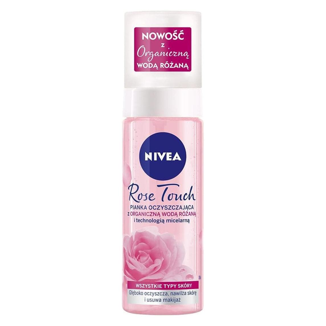 NIVEA, Reiniging van het gezicht, Rose Touch Cleansing Foam For Face With Rose Water 150ml (150 ml)