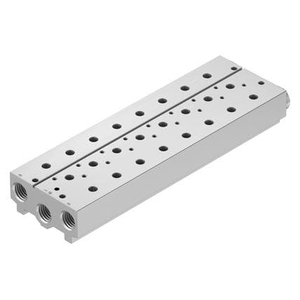 Festo, Rohrverbindungstechnik, Blocco di collegamento 8026382 VABM-B10-30S-G12-7