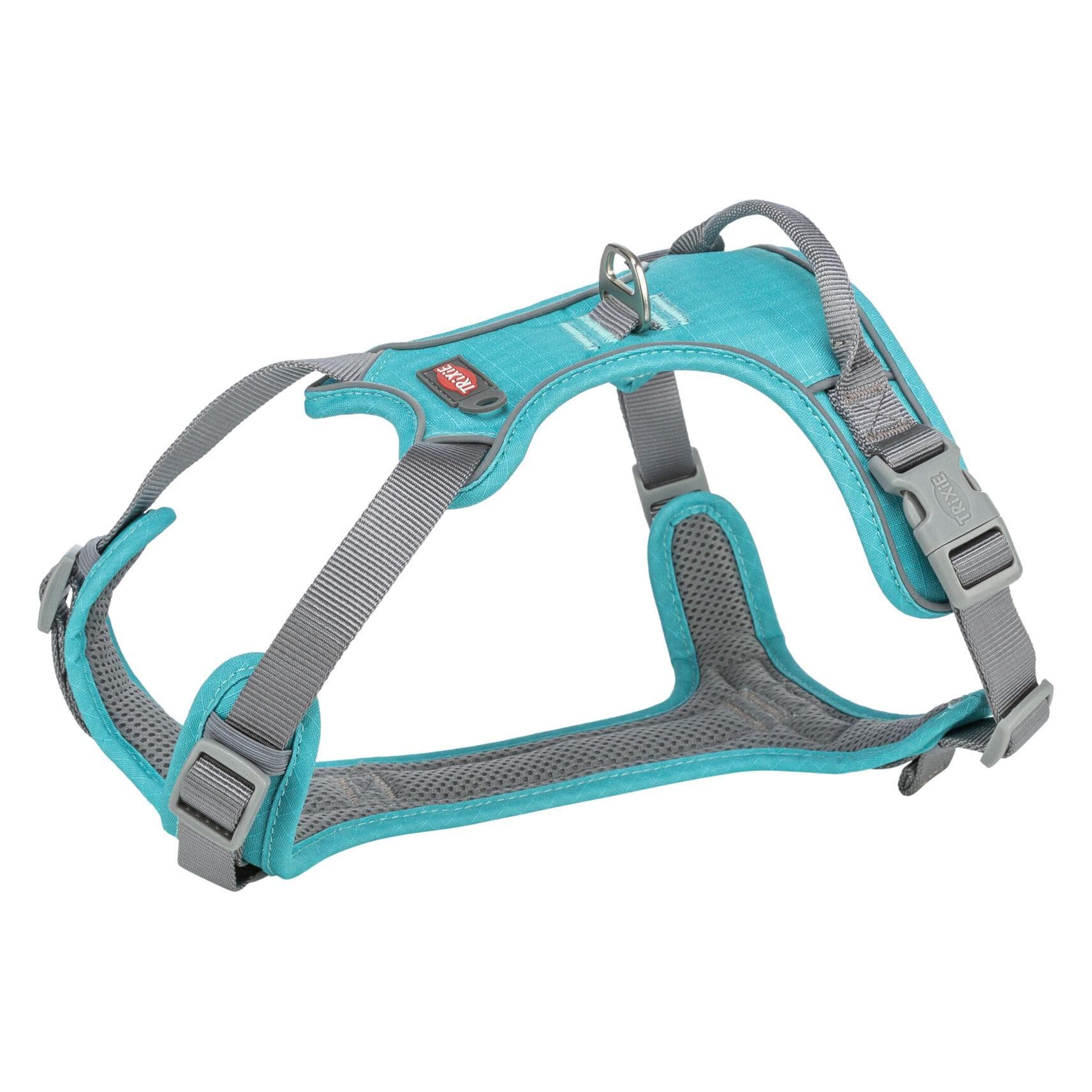 Trixie Hondentuig Premium Active Aqua - 69-87X2,5 Cm (L, Dog, General), Collar + Leashes