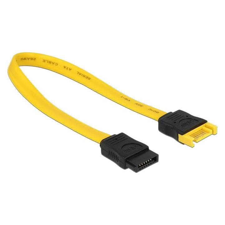 Delock SATA-verlengkabel (20 cm, SATA), Interne kabel (PC)