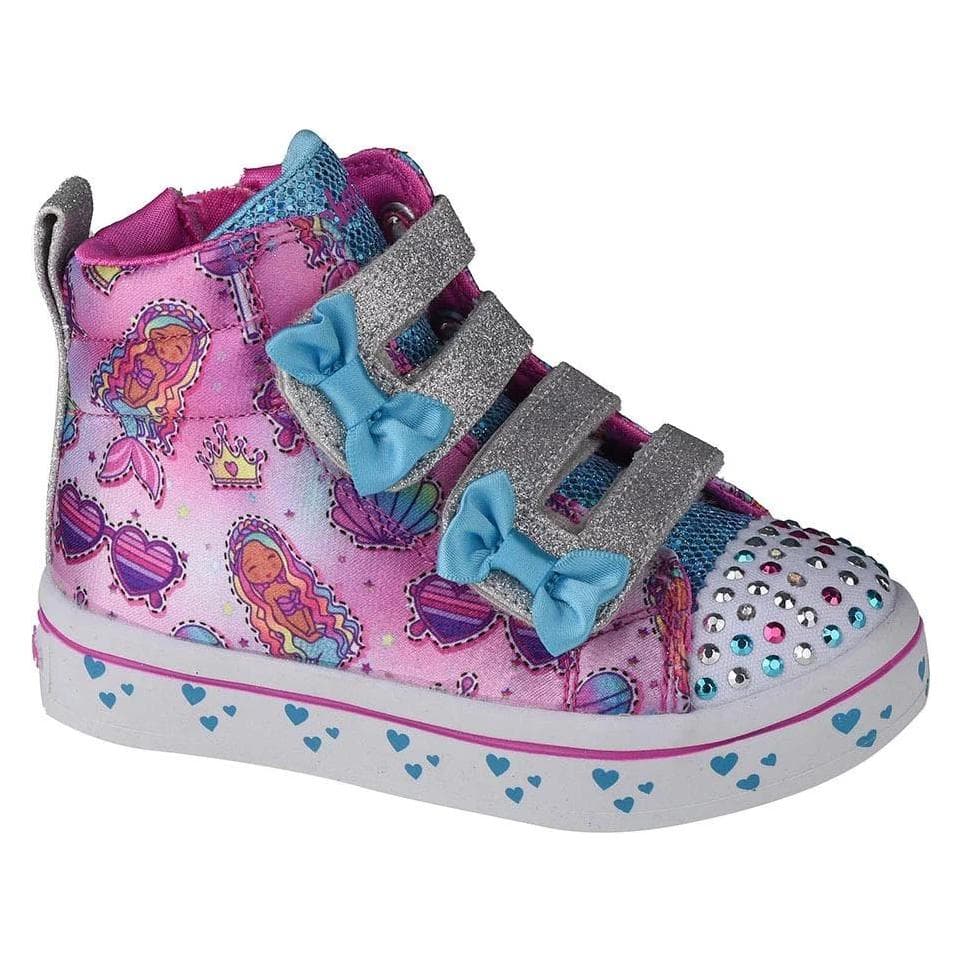 Skechers, Meisjes, Sneakers, Twi-Lites zeemeermin edelstenen 20223N-MLT różowe 22, Veelkleurig, Roze, (22)