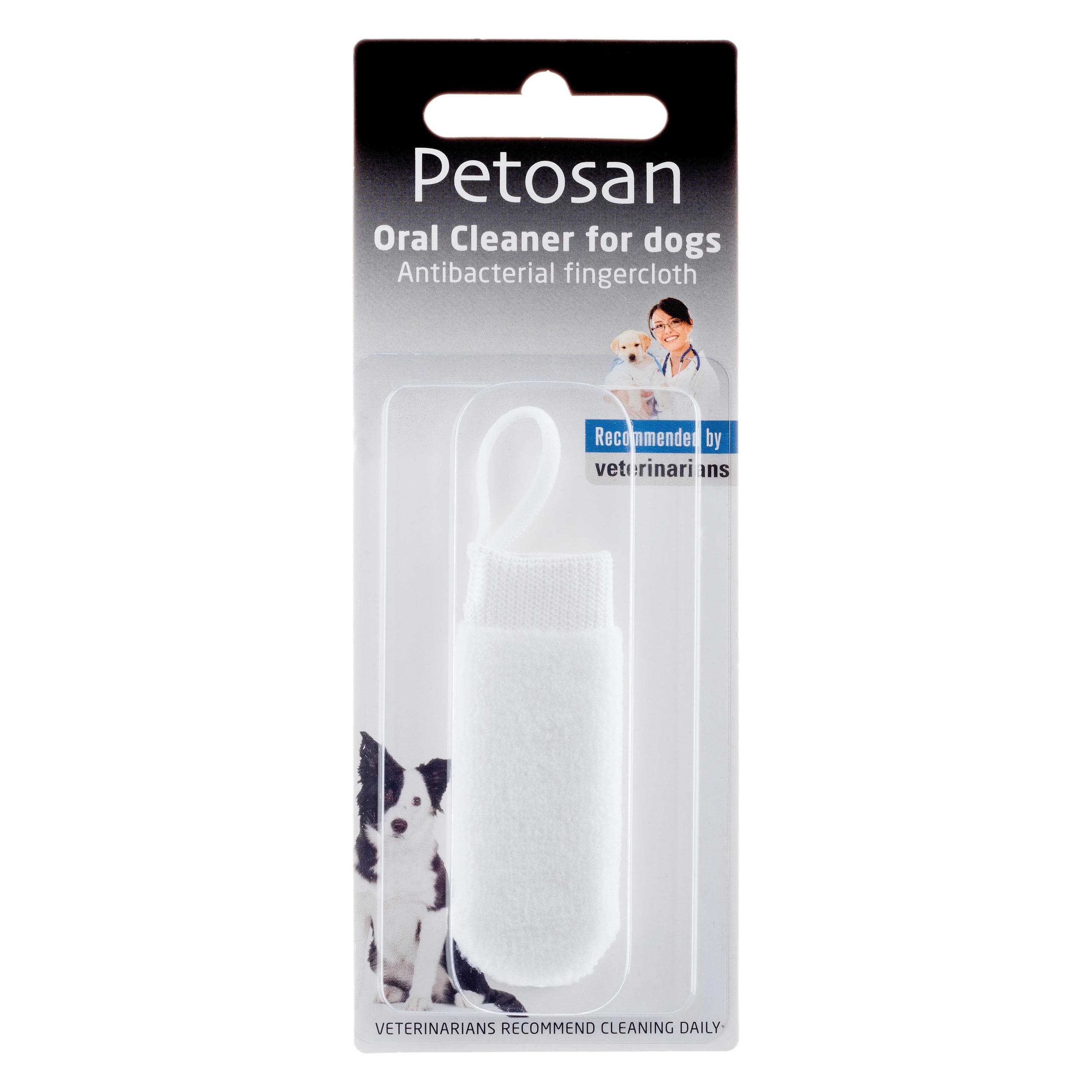 Petosan Mondreiniger Microvezel Vingerling (Hond), Dierhygiëne