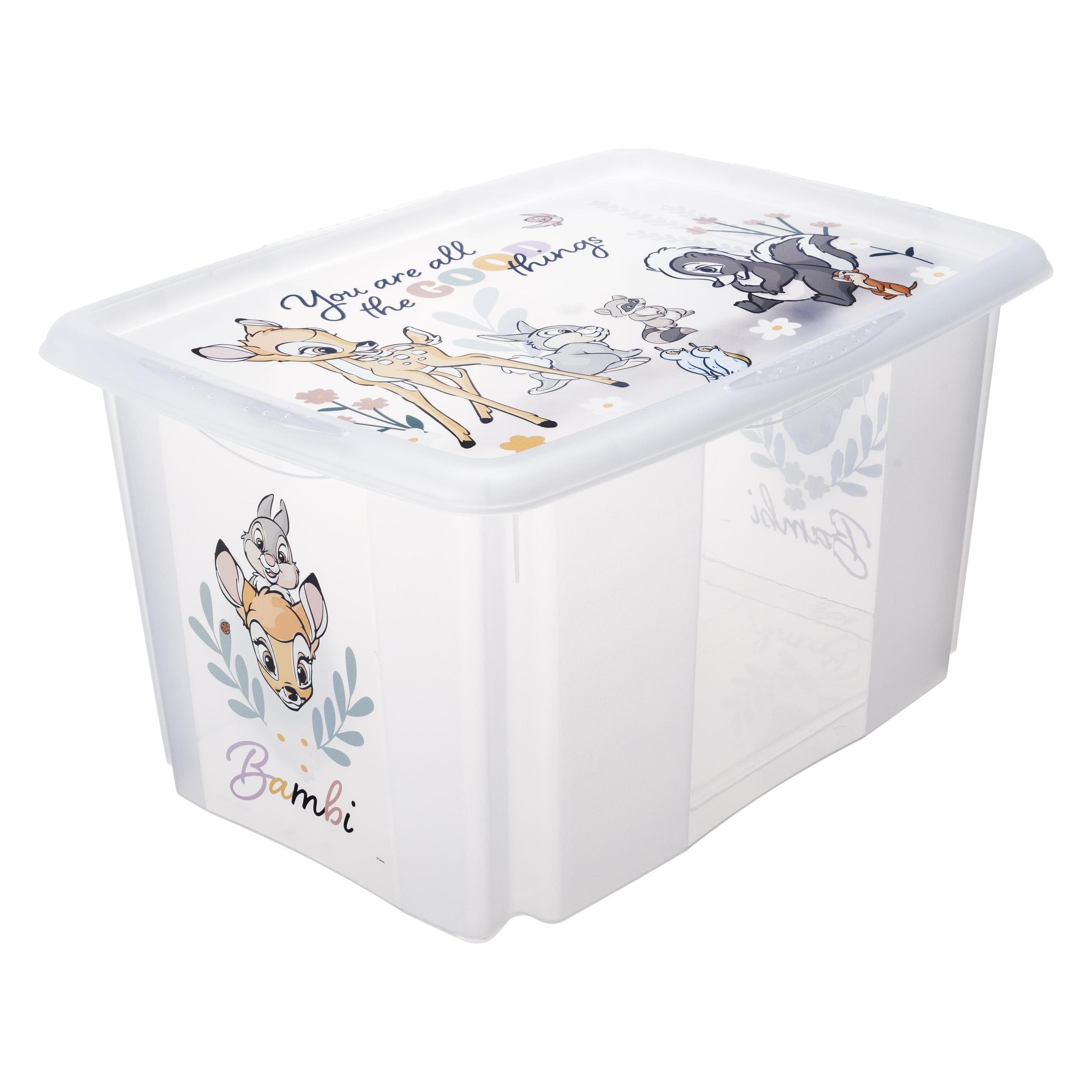 keeeper, Opbergdoos, karolina set met deksel bambi (40 cm, 45 l, 1x)