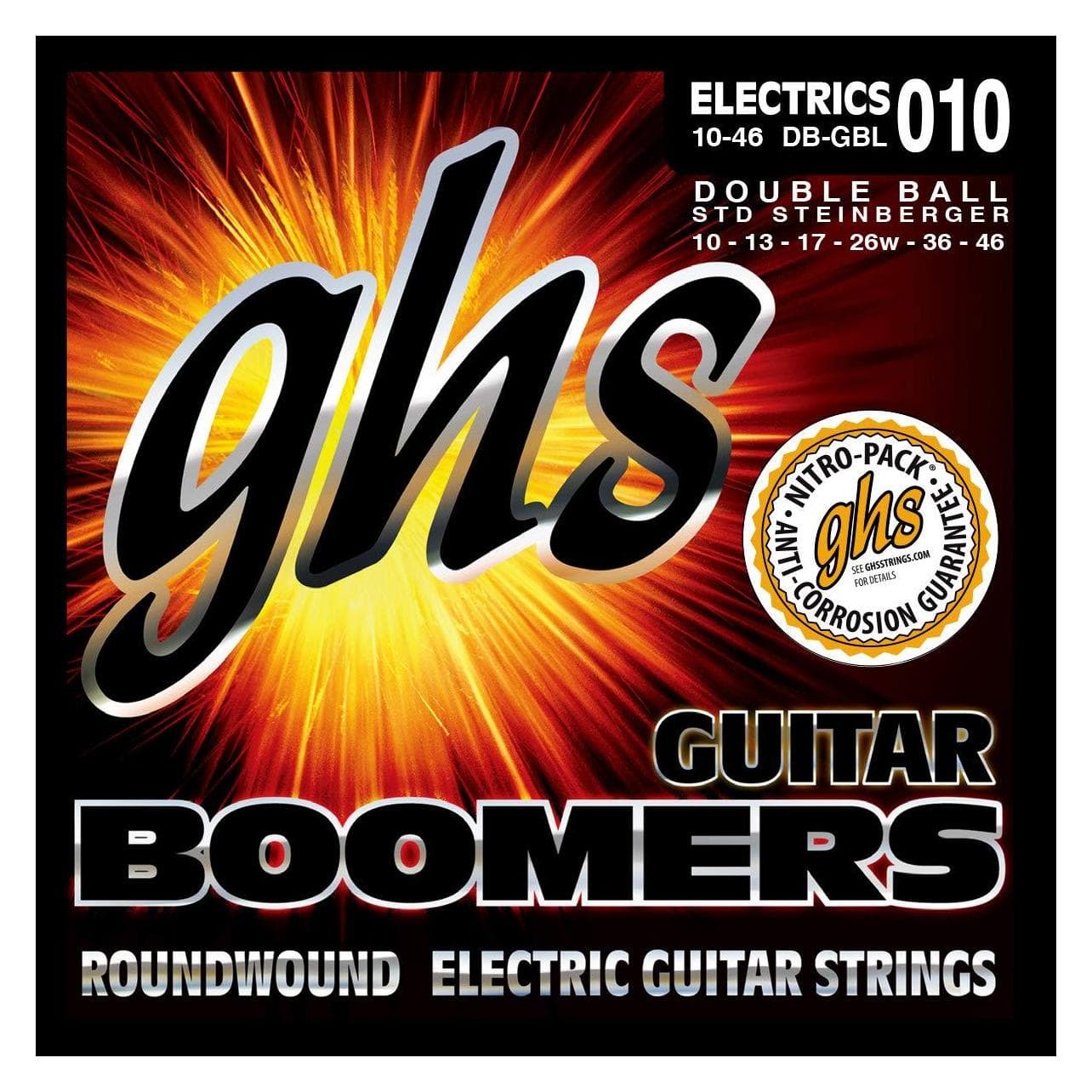 GHS DB-GBL D. Bal Boomers L 010/046 (Elektrische gitaar, 0.05"), Snaren