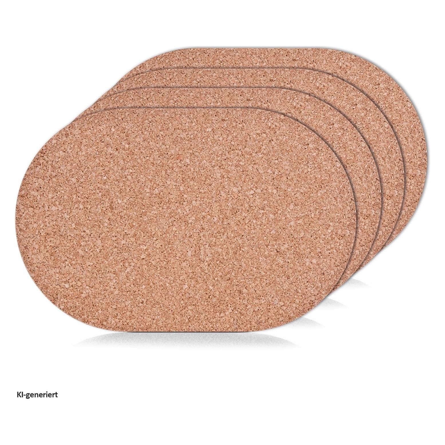 Zeller Present, Placemats, Placemats van kurk (4 Pcs., 44 x 29 cm)