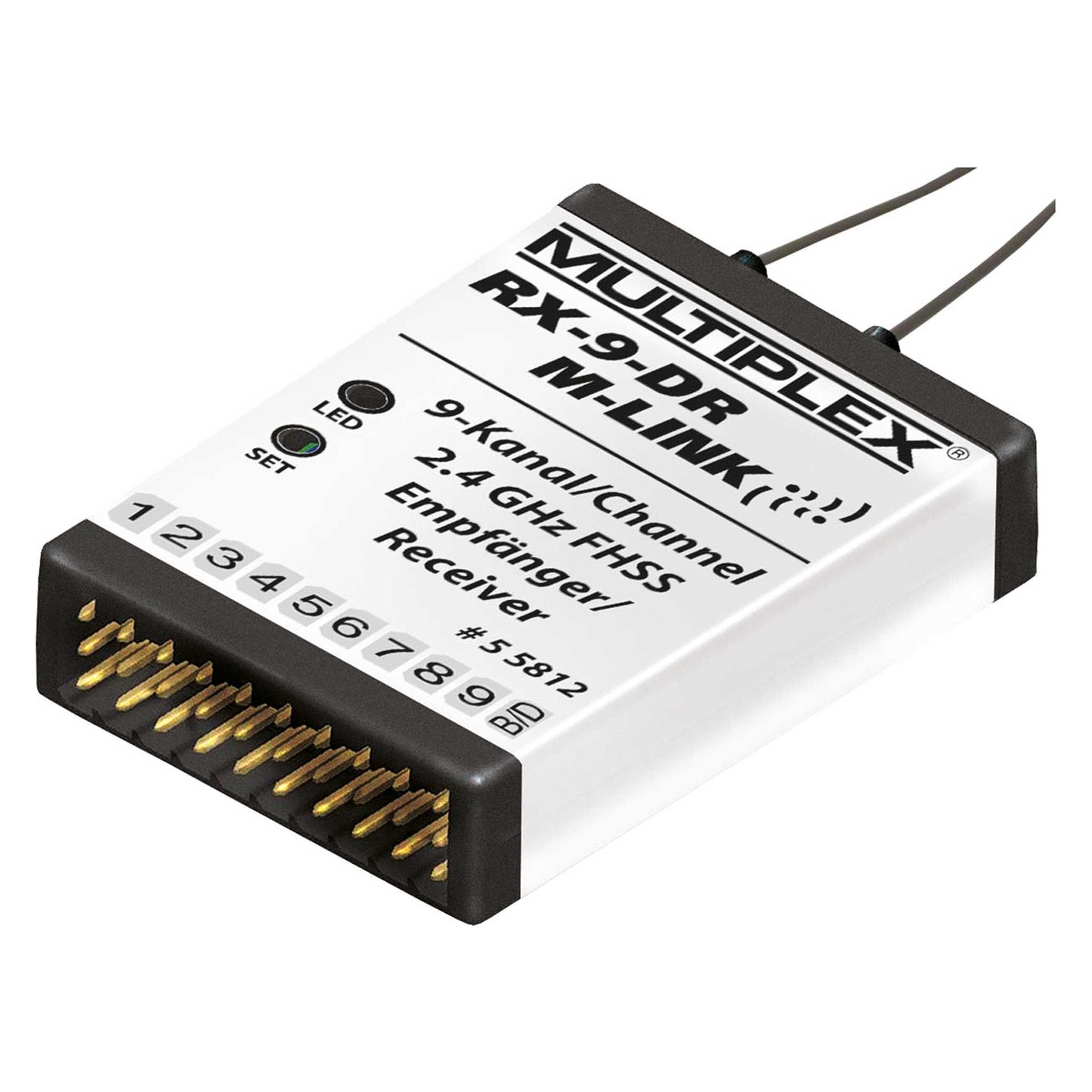 Multiplex 9-kanaals ontvanger RX-9-DR M-LI