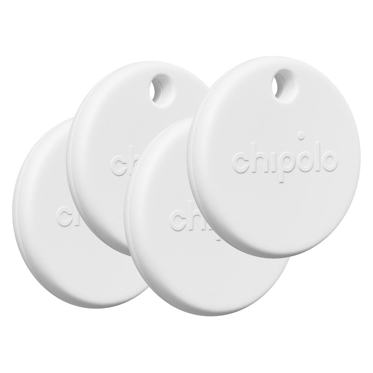 Chipolo Localizzatore Bluetooth (Apple Find My, Google Find Hub), Tracker, Weiss