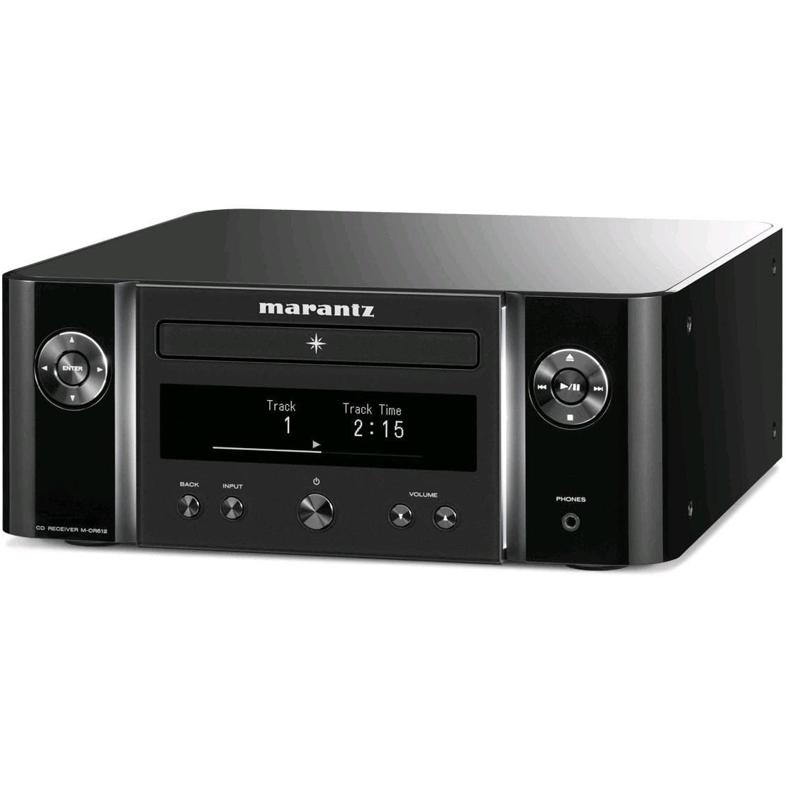 Marantz M-CR612 Melody X (2.1 kanalen, AM, DAB+, FM), AV ontvanger, Zwart