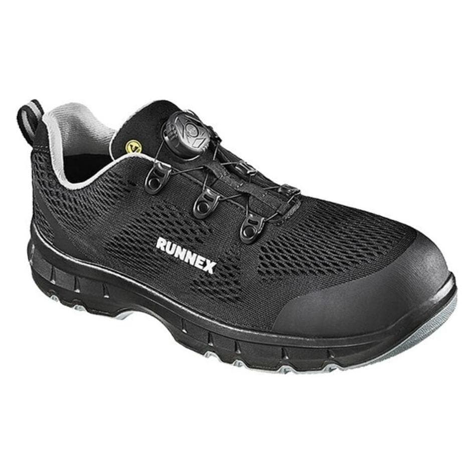 Runnex, Werkschoenen, S1PS-ESD veiligheidsschoenen atop FlexStar, zwart/grijs (37)