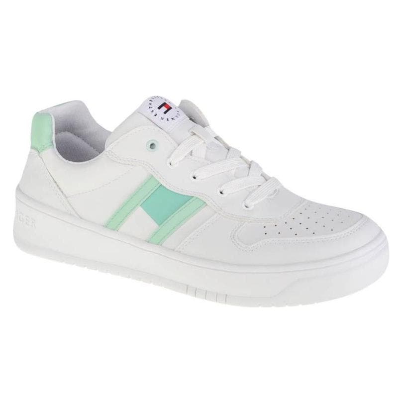 Tommy Hilfiger, Vrouwen, Sneakers, Low Cut Lace Up Sneaker T3A4-32143-1351A166 wit 40, Wit, (40)