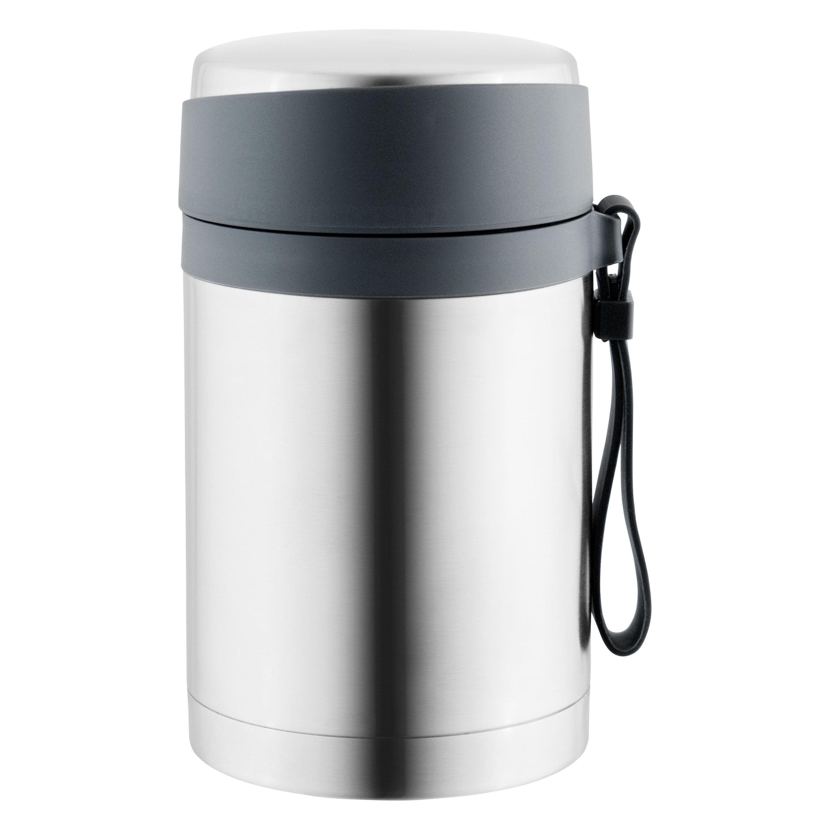 BergHoff Voedselcontainer 0.85L Essentials, Lunchpakketten, Zilver, Zwart