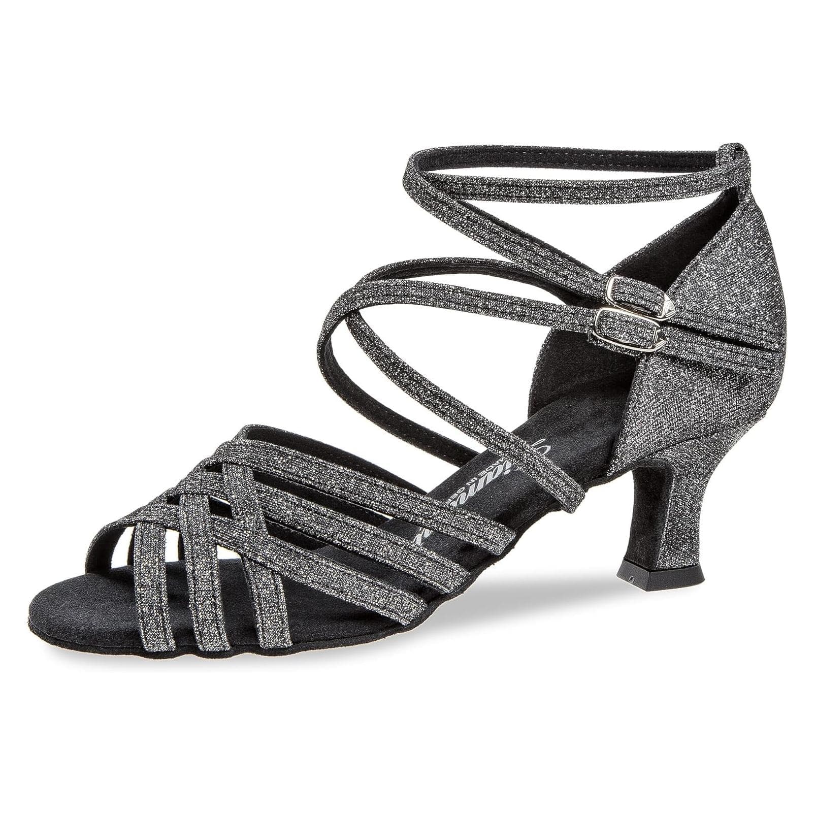 Diamant, Vrouwen, Dansschoenen, Dansschoenen für Damen, ausgezeichnete Qualität, atmungsaktiv, feuchtigkeitsabsorbierend (40), Zilver