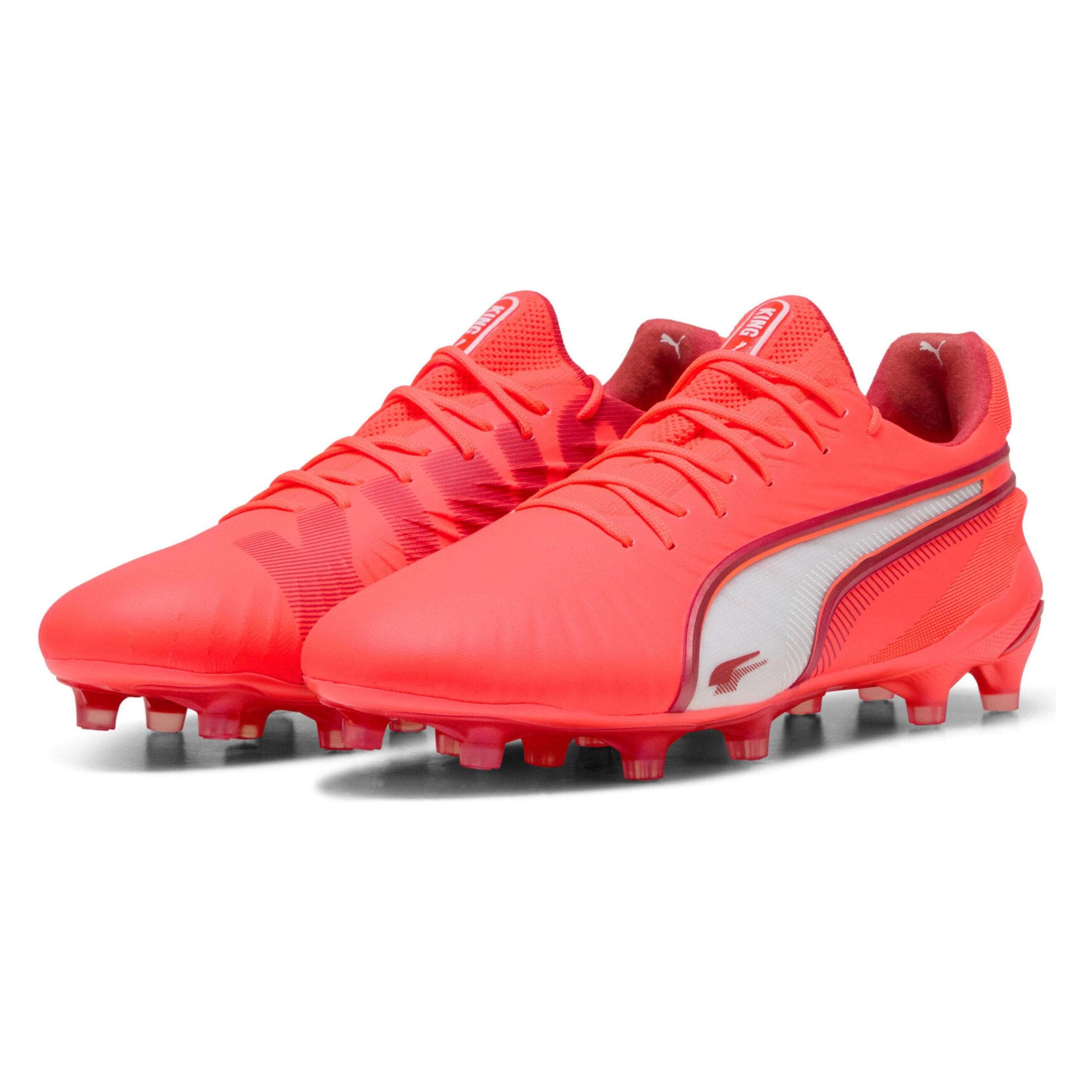 Puma, Mannen, Voetbalschoenen, King Ultimate Fg/Ag (42.5), Rood