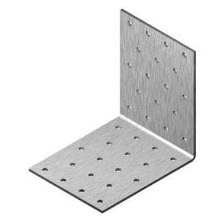 Haushalt, Houtverbindingen, HOEKSTEUN 80X80X80X2,5 (50) (Hoekconnector, 50 Pcs.)