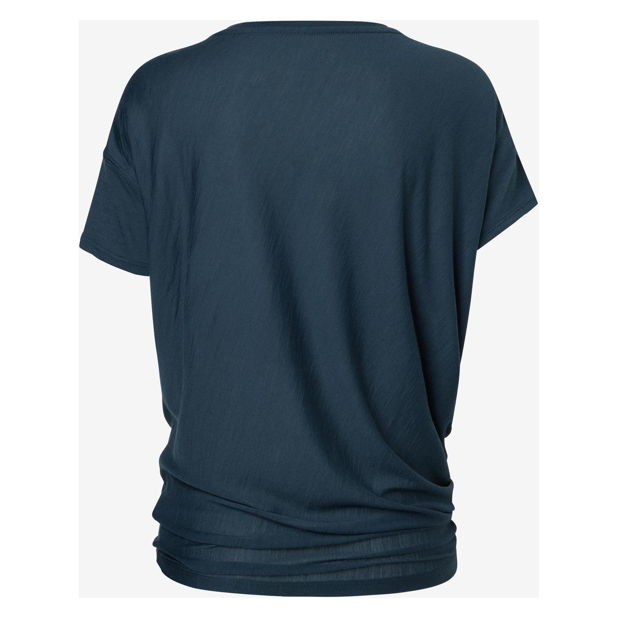 Super Natural, Vrouwen, Sportief shirt, W Yoga Loose Tee (L), Blauw, L