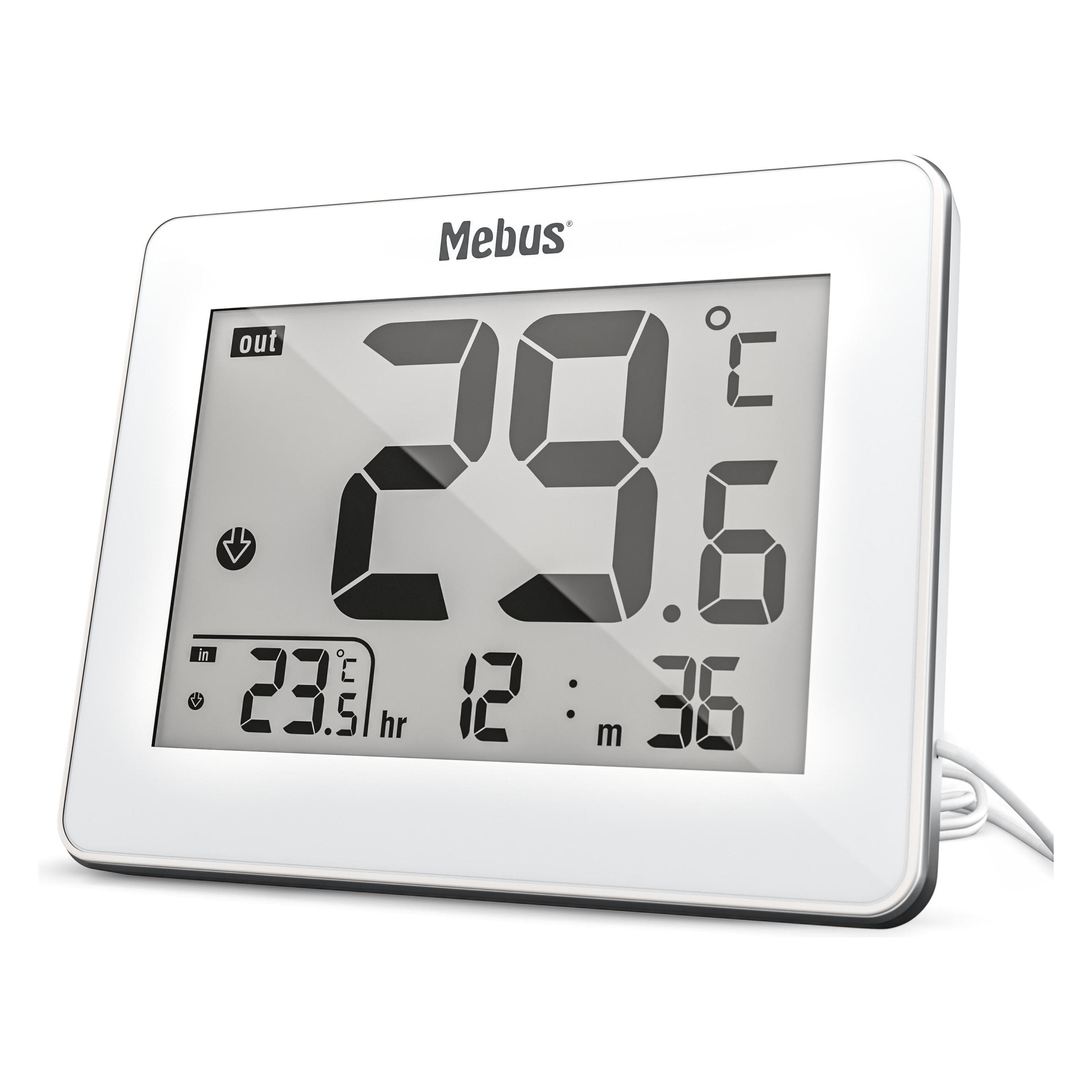 Mebus 01074 Thermometer, Thermometer + hygrometer, Wit