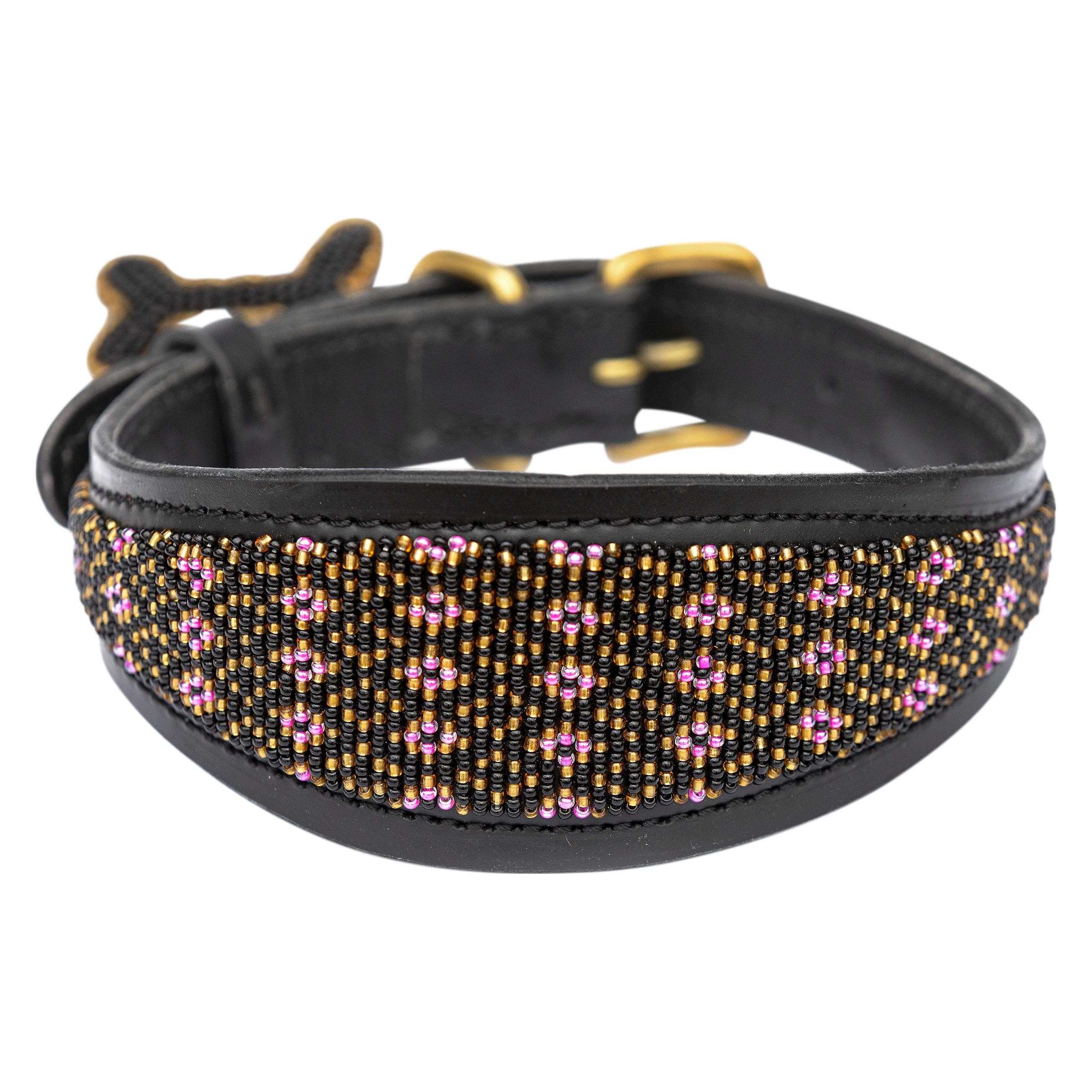 Kampuni Hondenhalsband Lucher Faraja roze mini, 38x4 cm (Hond), Kraag + Leiband