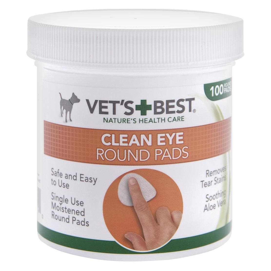Vet's Best Clean Eye Round Pads (Dog), Animal hygiene