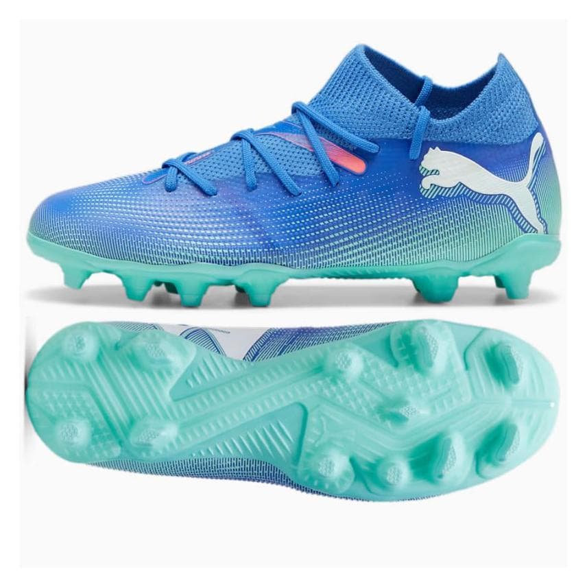 Puma, Jongens, Voetbalschoenen, Toekomst 7 Match Fg/Ag Jr (38), Blauw