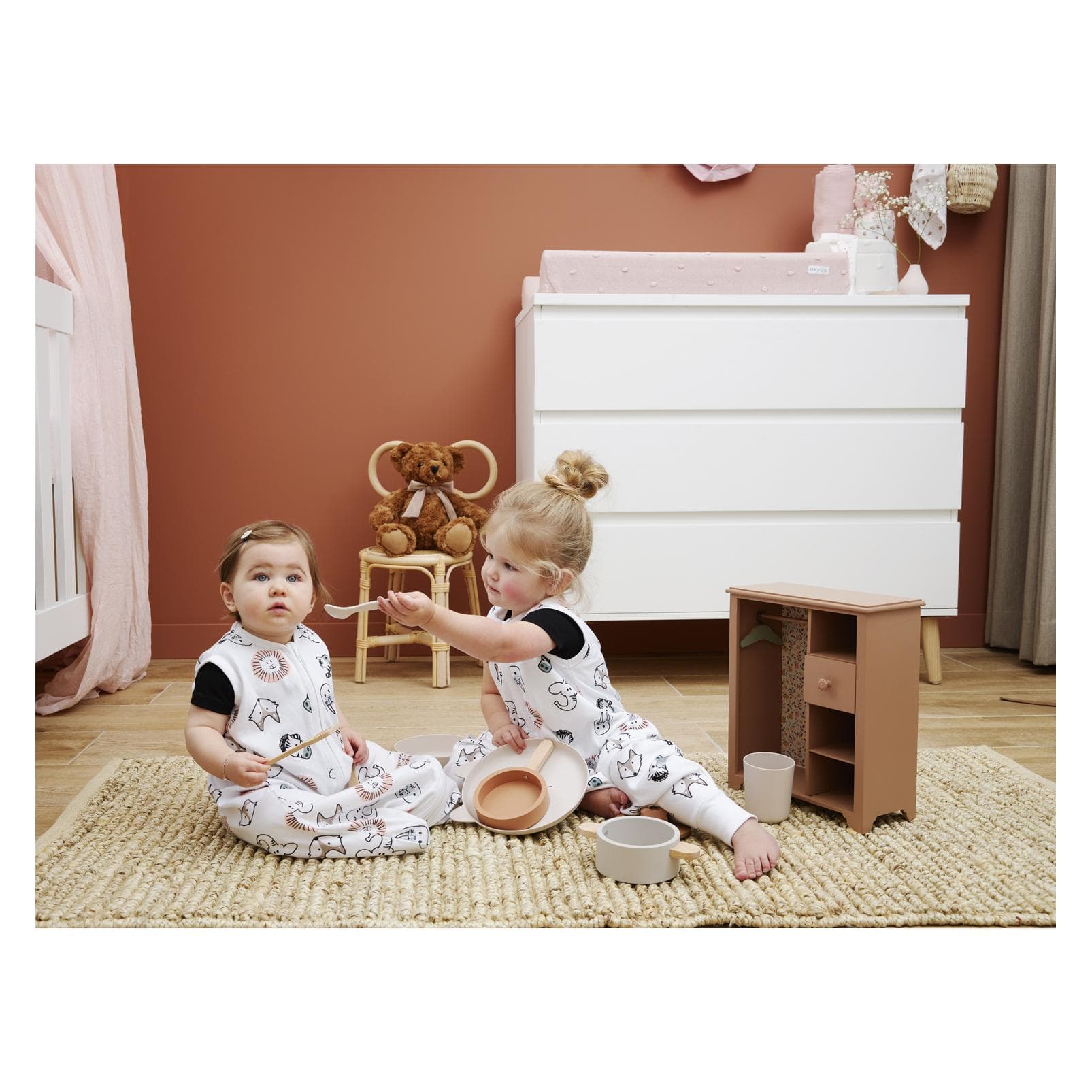 Meyco, Babyslaapzak, Zomerslaapzak Trui 92cm Animal multi (0,5 TOG, Zomer)