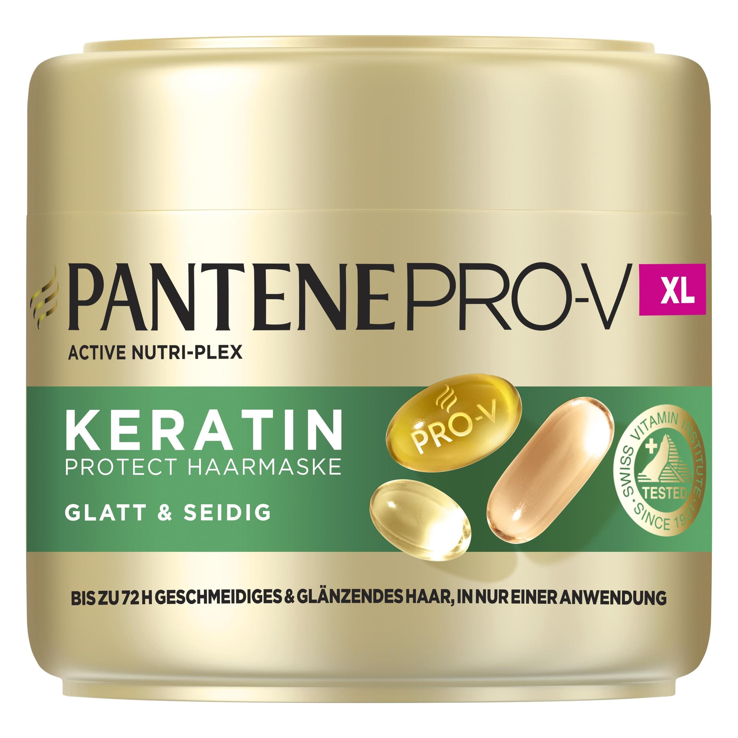 Pantene, Haarmaske, Pro-V Glatt & Seidig (500 ml)