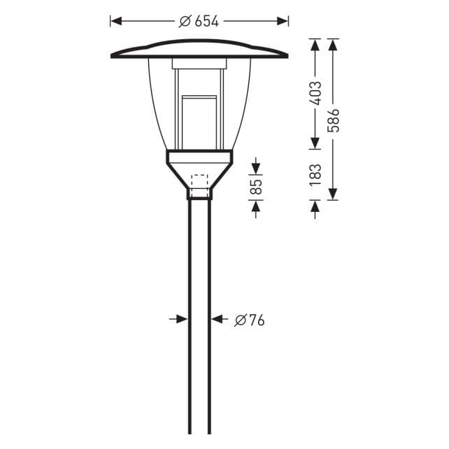 Trilux, Outdoor lighting, 6510540 (1800 lm, IP65)