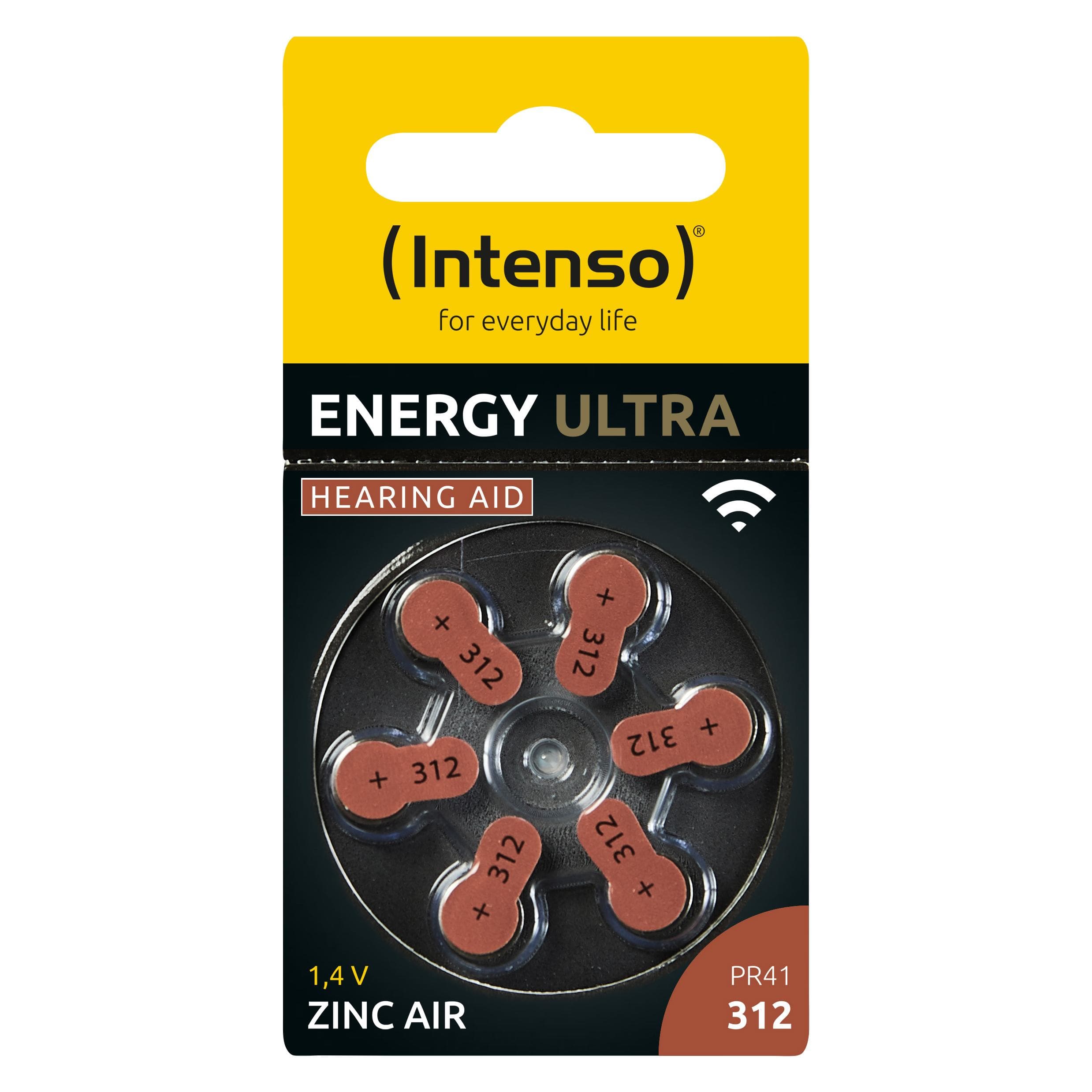 Intenso Energie Ultra (6 Pcs., 312, 148 mAh), Batterijen