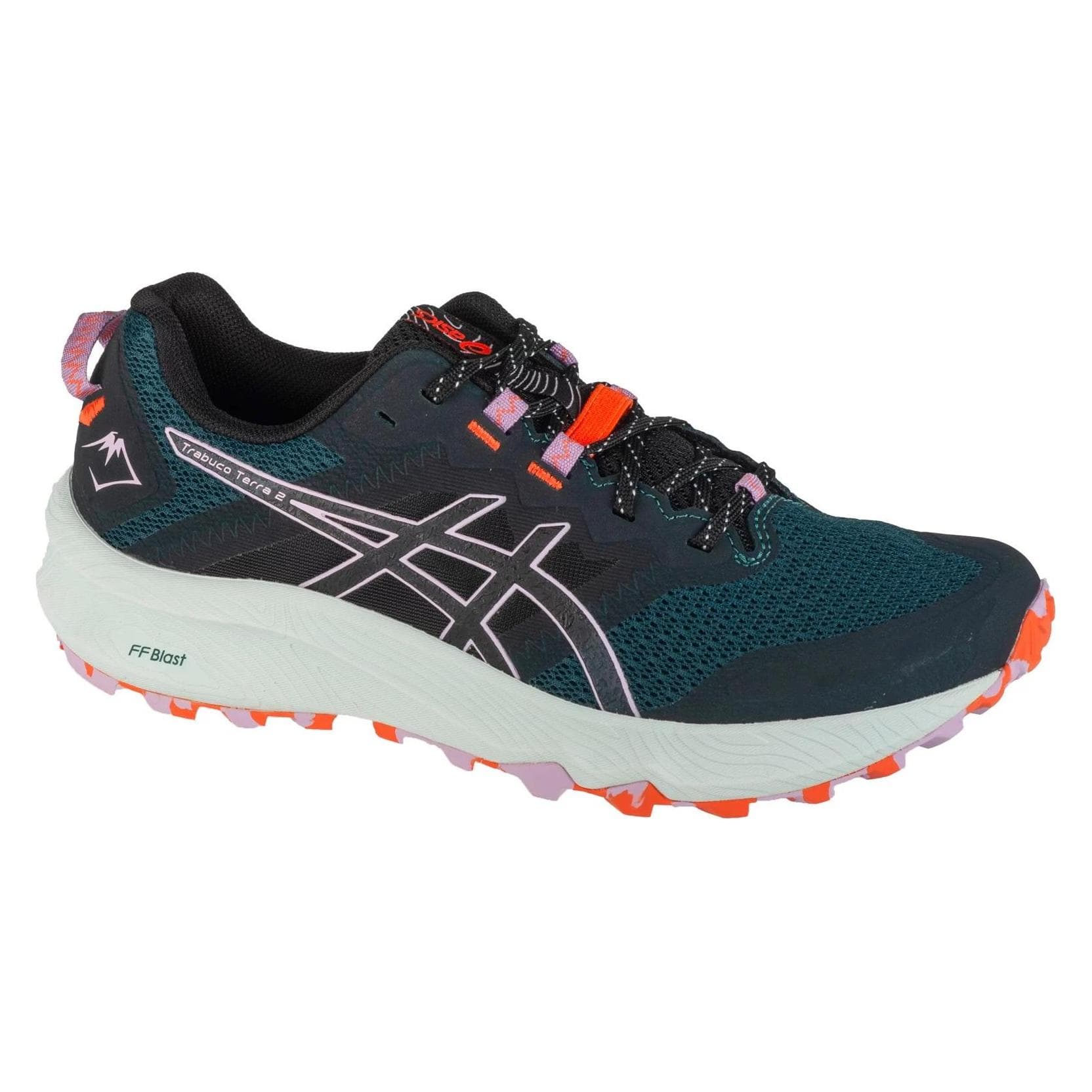 ASICS, Vrouwen, Hardloopschoenen, Damesschoenen Gel-Trabuco Terra (37), Veelkleurig, Groen