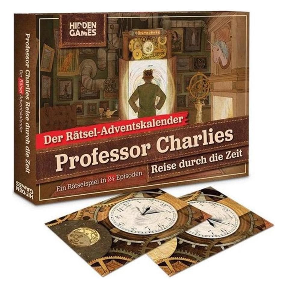 Hidden Games Professor Charlie's journey through time - escape game (German, 1 - 6 Players)