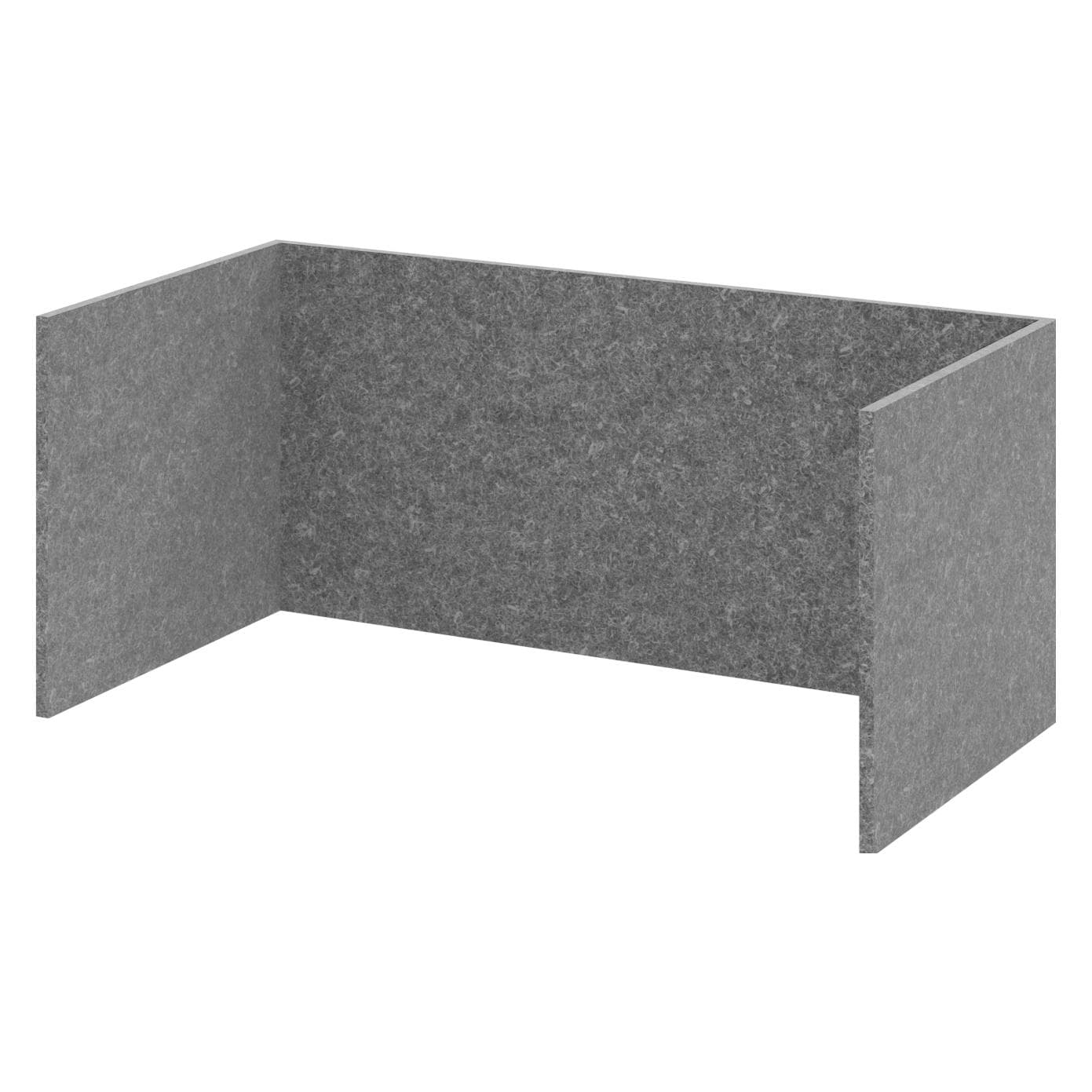 Hammerbacher, Accessoires voor kantoormeubilair, FlexWall akoestische achterwand grijs 74,8 x 37,3 x 32,8 cm