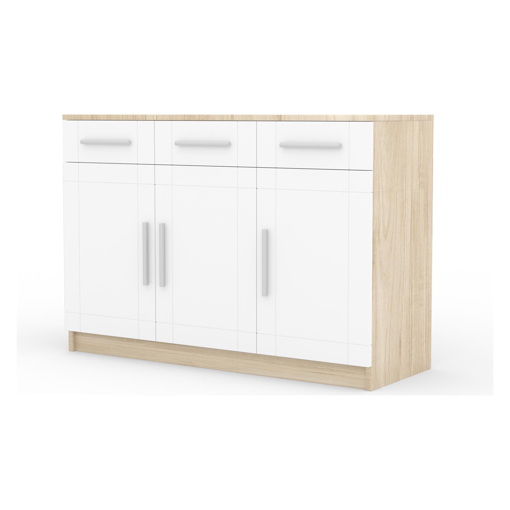 ADRK Furniture, Ladekast + dressoir, Commode PARVIN (103.50 x 37 x 70 cm)