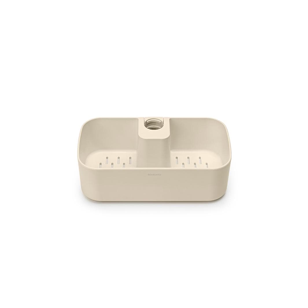 Brabantia, Douchebak, Douchehouder ReNew Beige (13.30 x 24.40 x 7.50 cm)