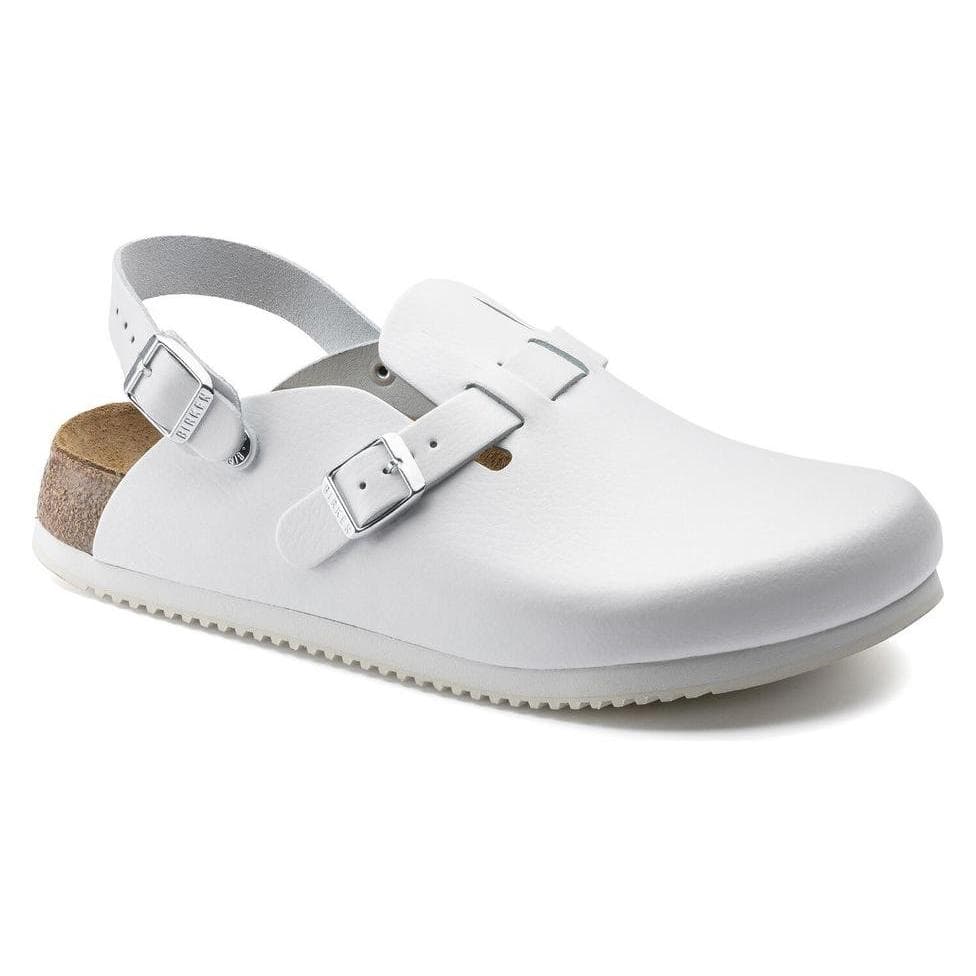 Birkenstock, Unisex, Sandalen, Kay SL natuurlijk leer normaal, Wit, (40)